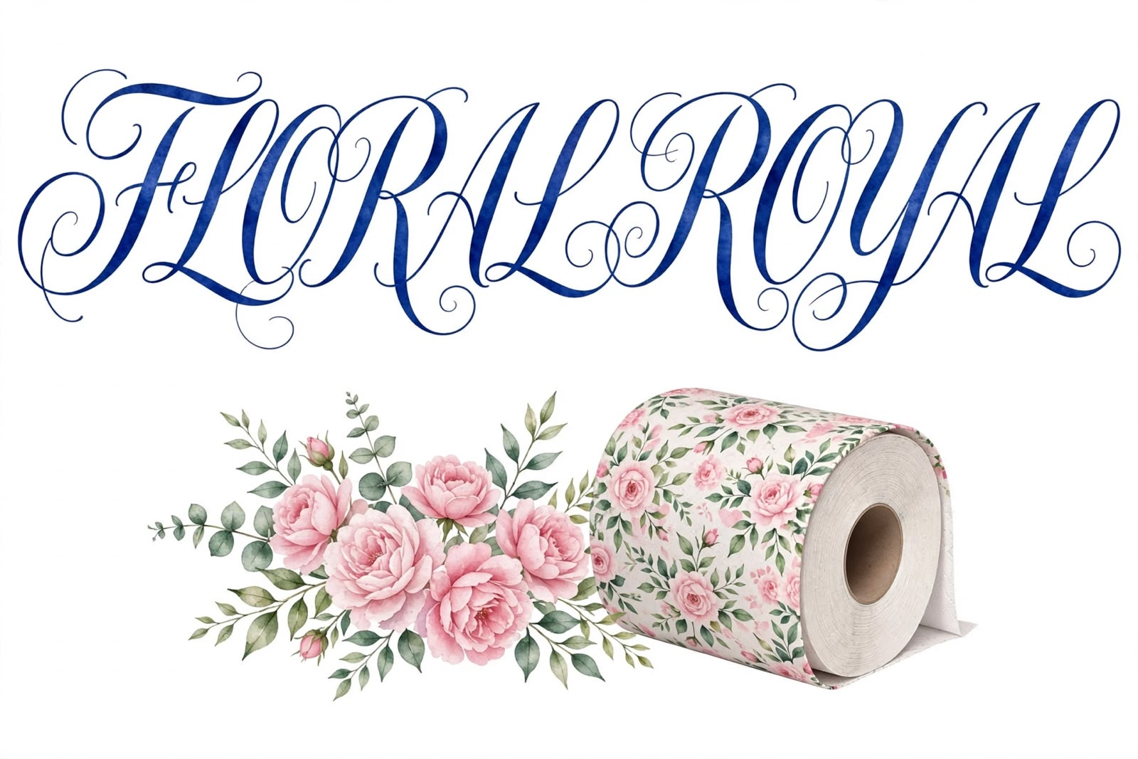 Identidad gráfica de la marca Floral Royal